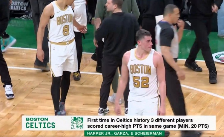 人才济济！哈珀、加尔扎、谢尔曼皆砍下生涯新高 绿军队史首次